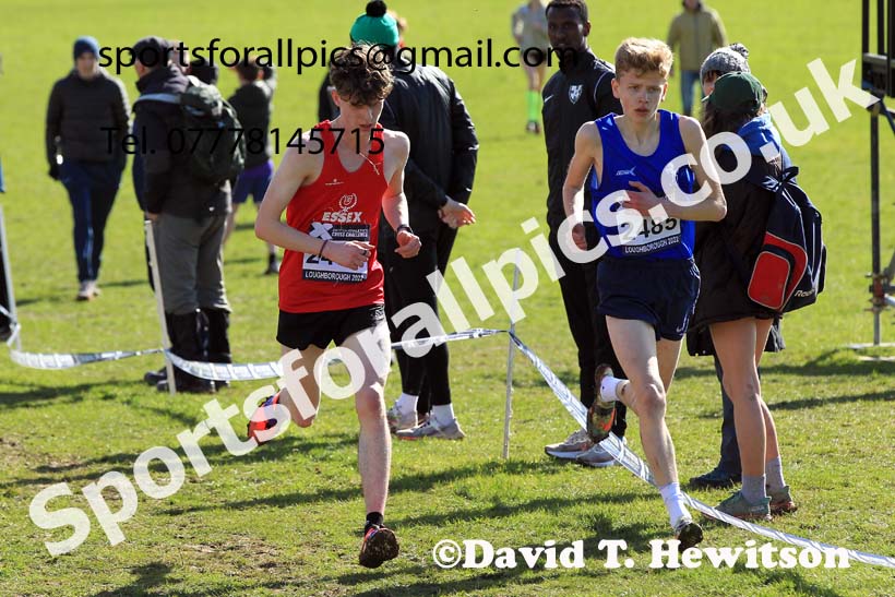 Mens Under-17s 2022 CAU Inter Counties Cross Country, Prestwold Hall, Loughborough.  Photo: David T. Hewitson/Sports for All Pics